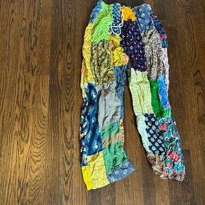 patchwork pants
